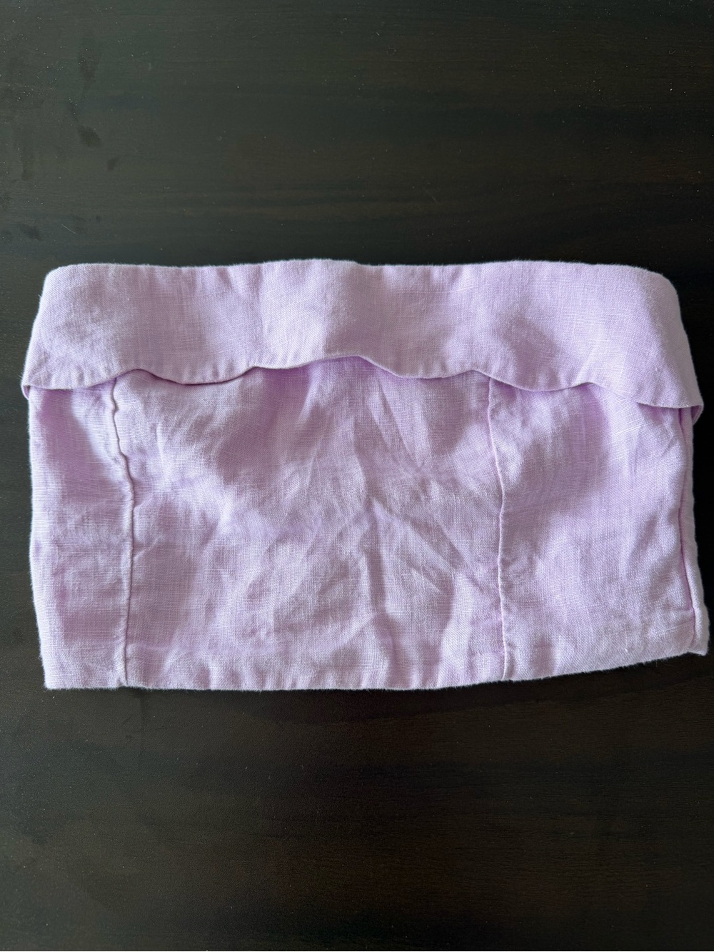 Women’s Lavender Scallop-Trim Matching Set - Picture 8 of 12